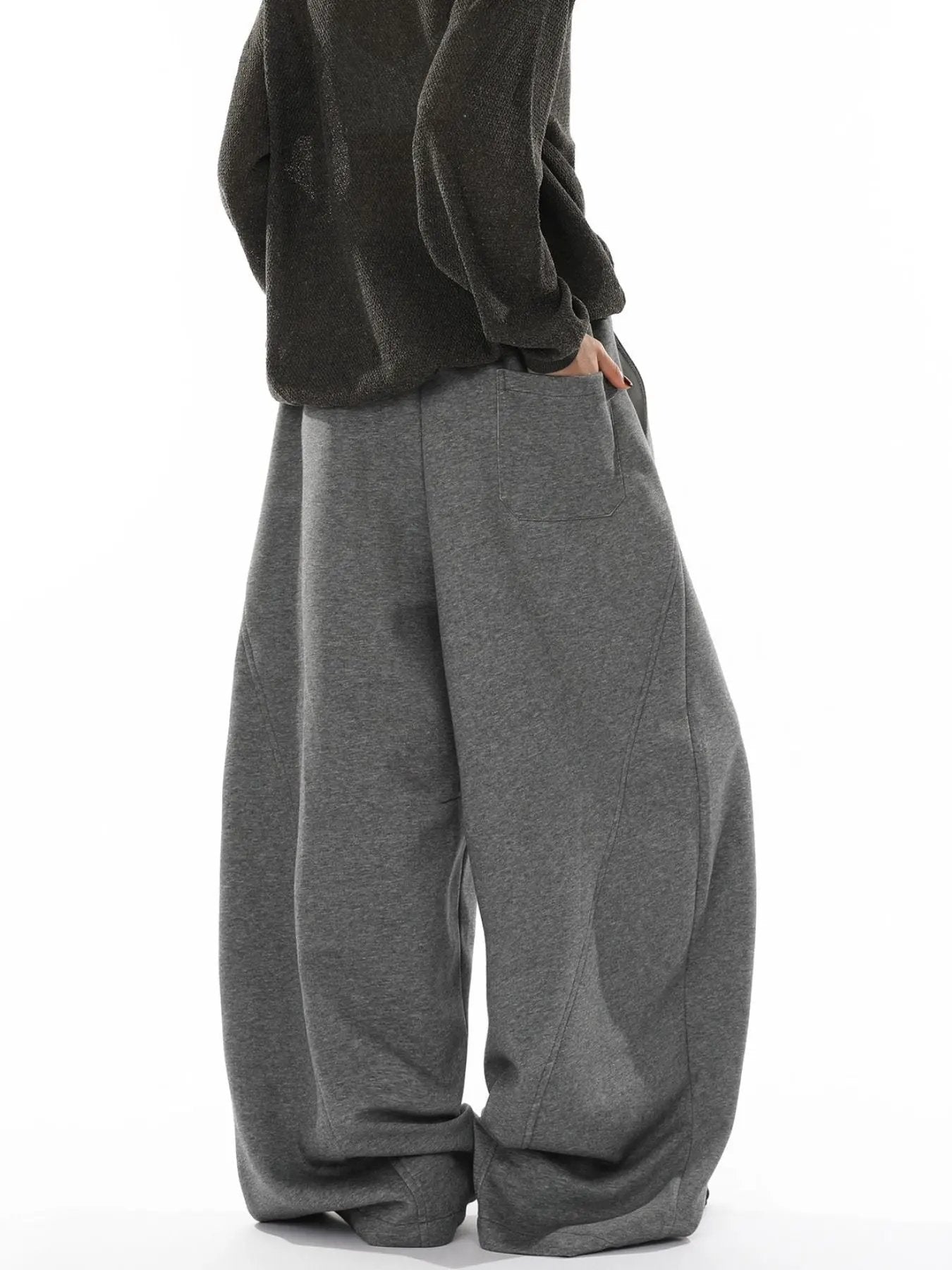 Men's Wide Leg Drawstring Pants by Partner Label