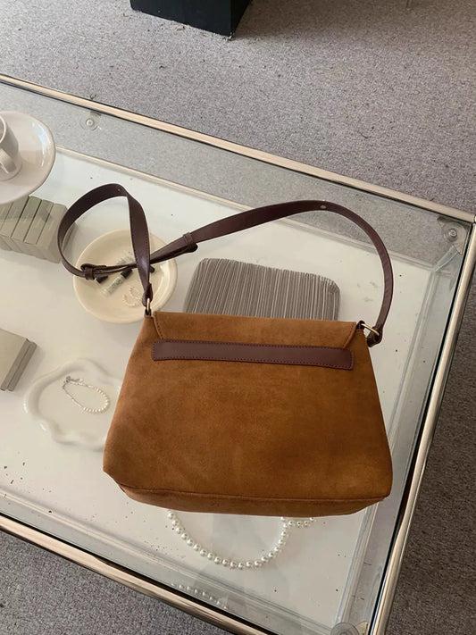 Adjustable Strap Buckle Crossbody Bag by Partner Label