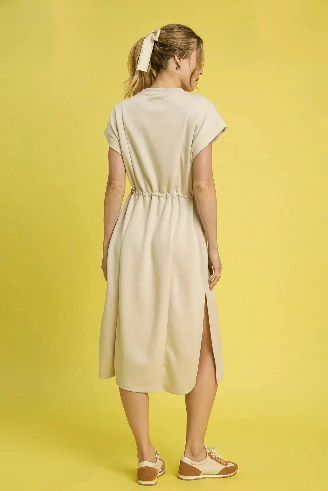 Umgee Side Slit Short Sleeve Midi Tee Dress by Umgee