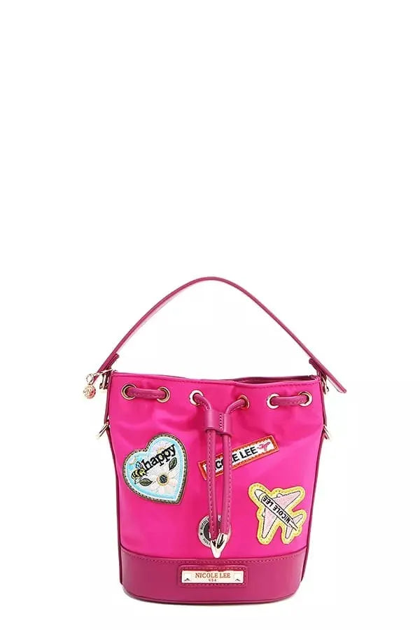 Nicole Lee USA Color Patch Bucket Bag by Nicole Lee USA