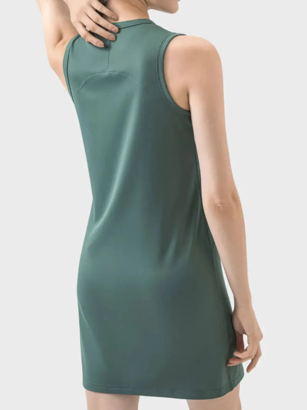 Millennia Round Neck Sleeveless Active Dress by Millennia
