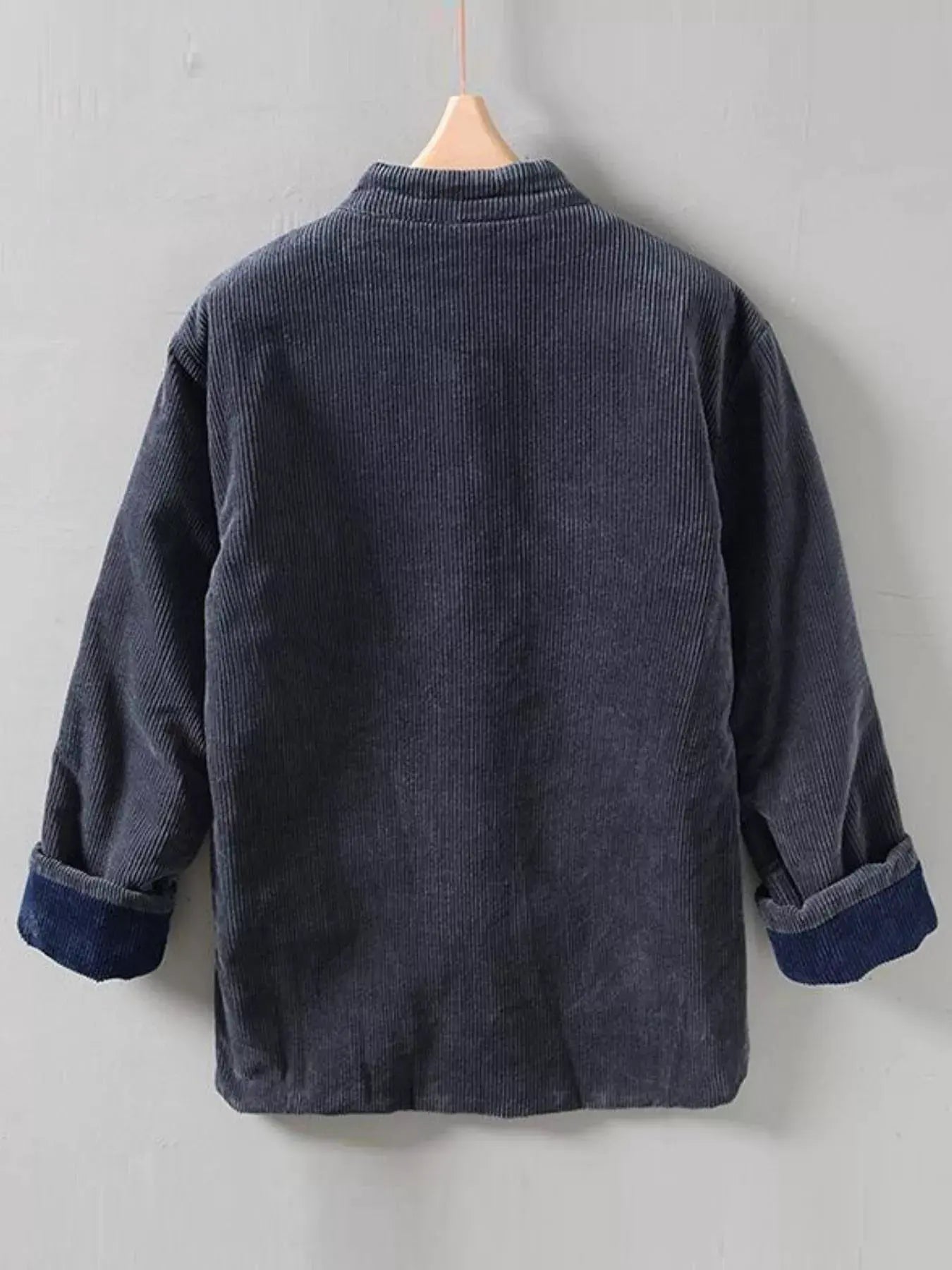 Men's Button Front Long Sleeve Jacket by Partner Label