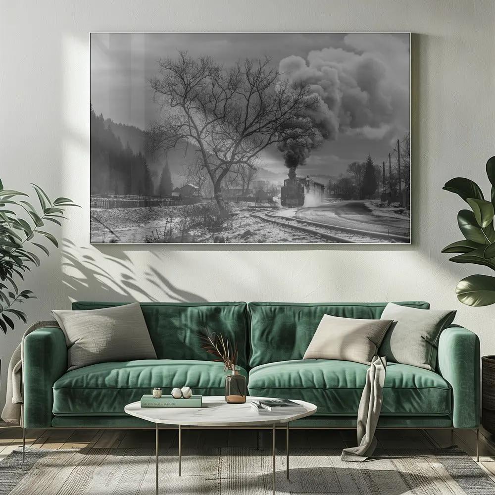 Wall art Mocanita Hutulca by Sveduneac Dorin Lucian