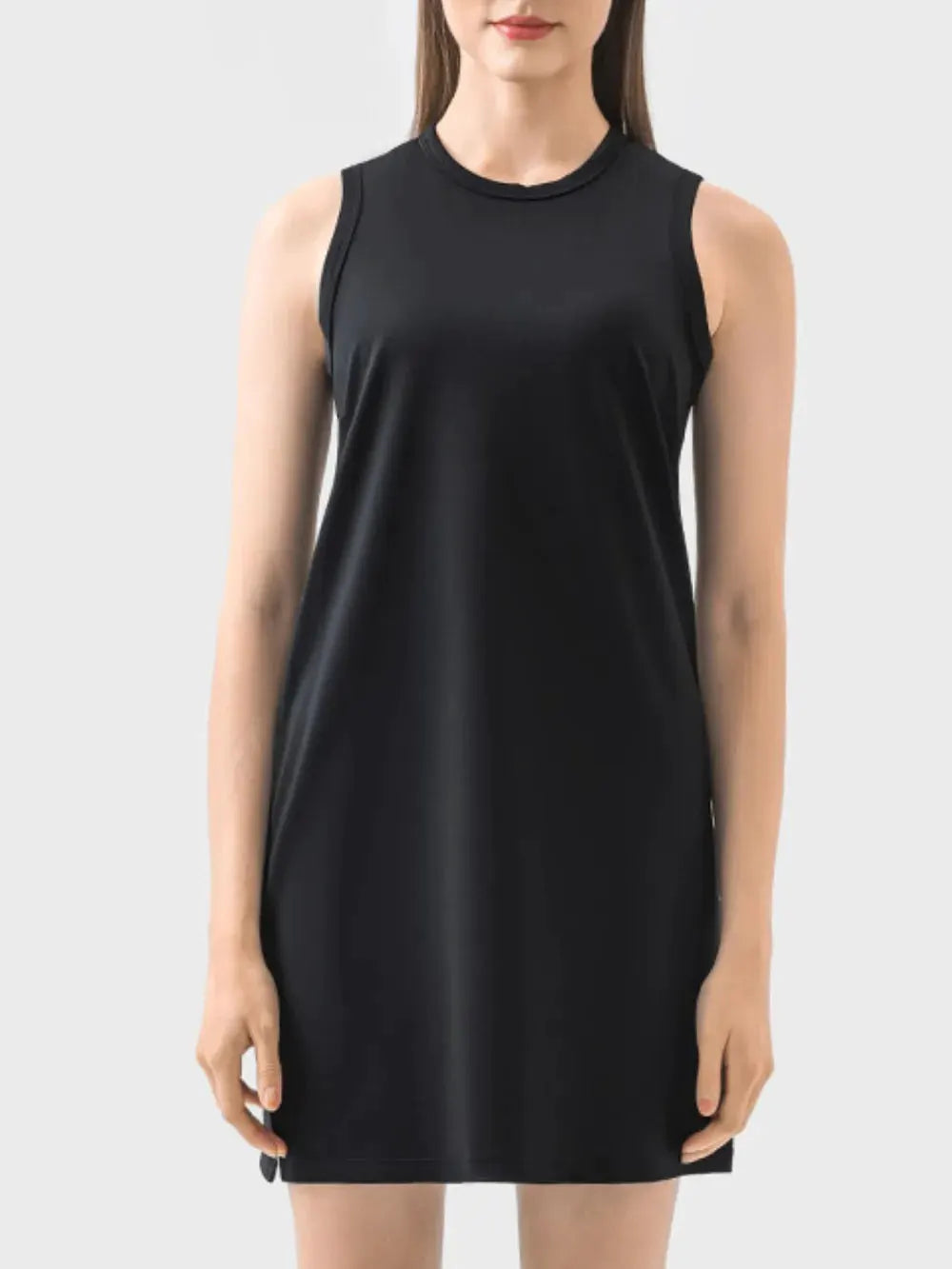 Millennia Round Neck Sleeveless Active Dress by Millennia