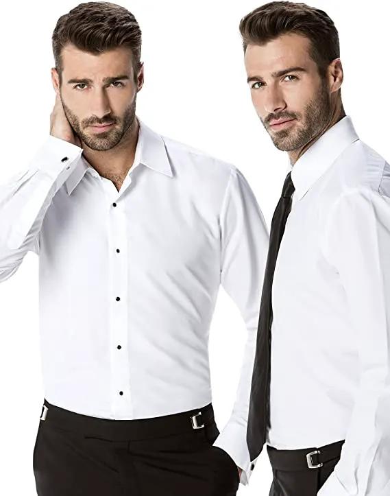 Luxe Microfiber® Men’s Fitted Dress Shirt, Tuxedo Shirt by Tux-USA
