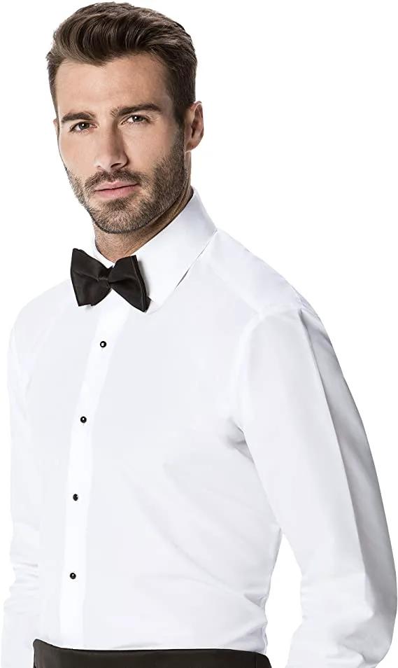 Luxe Microfiber® Men’s Fitted Dress Shirt, Tuxedo Shirt by Tux-USA