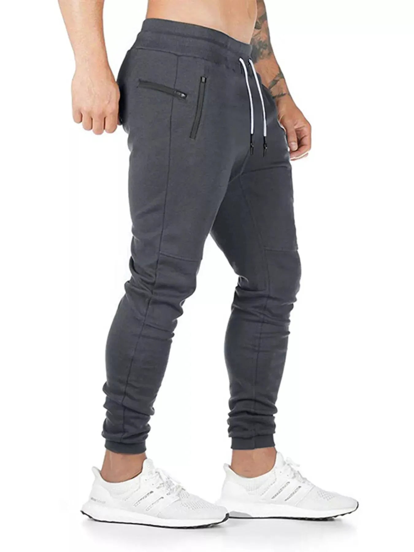 Men's Drawstring Slim Fit Joggers by Trendsi