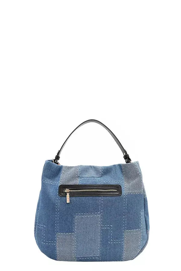 Nicole Lee USA Bosque De Amor Denim Hobo Bag by Nicole Lee USA