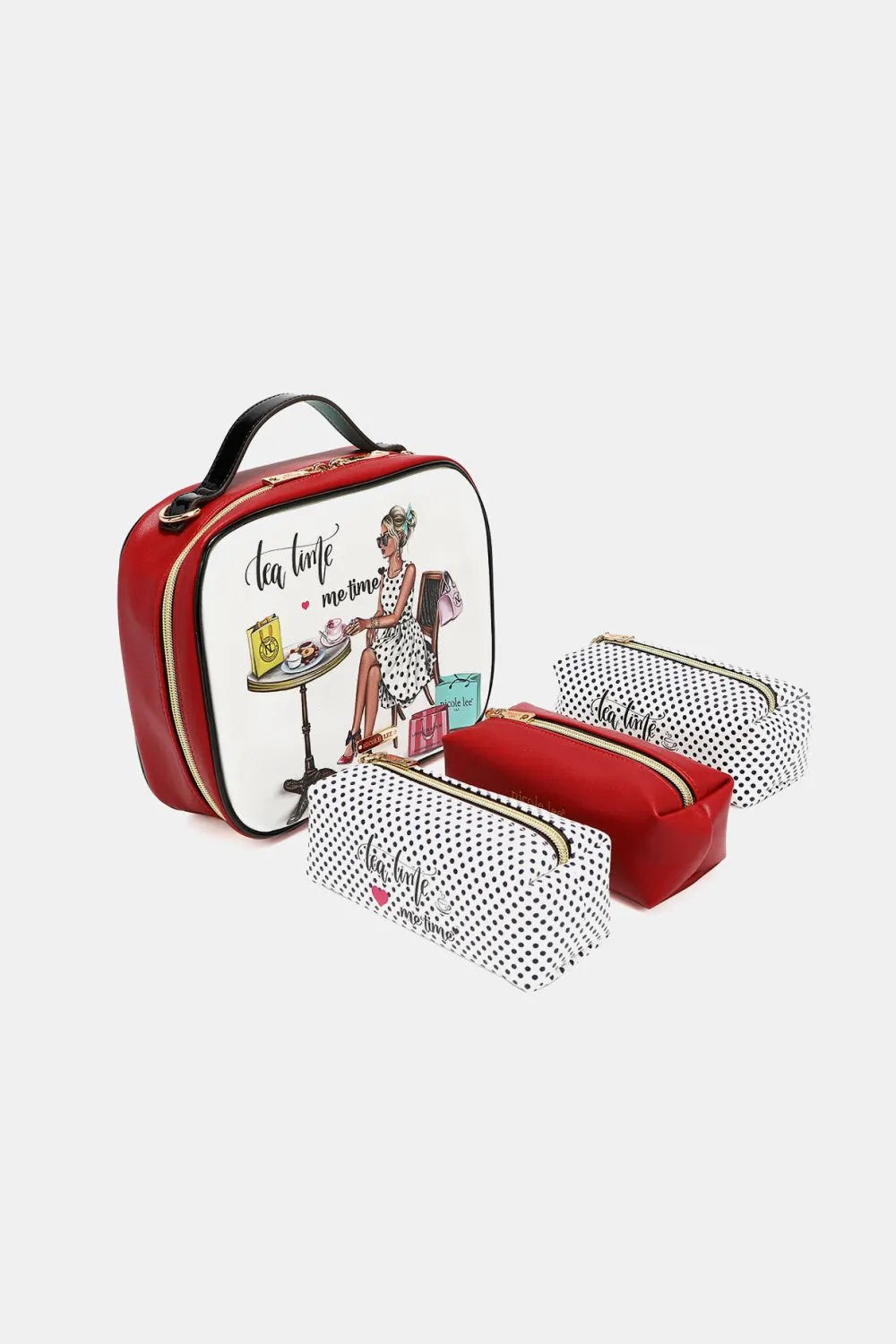 Nicole Lee USA Printed Handbag with Three Pouches by Nicole Lee USA