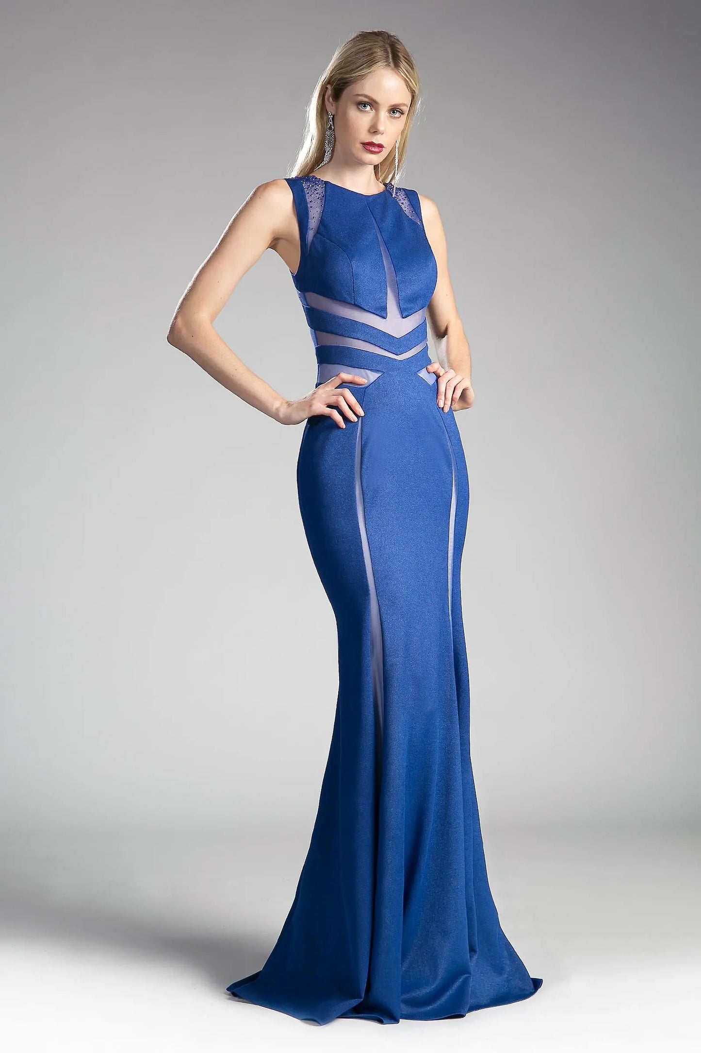 Metallic Knit Sheath Dress by Tux-USA