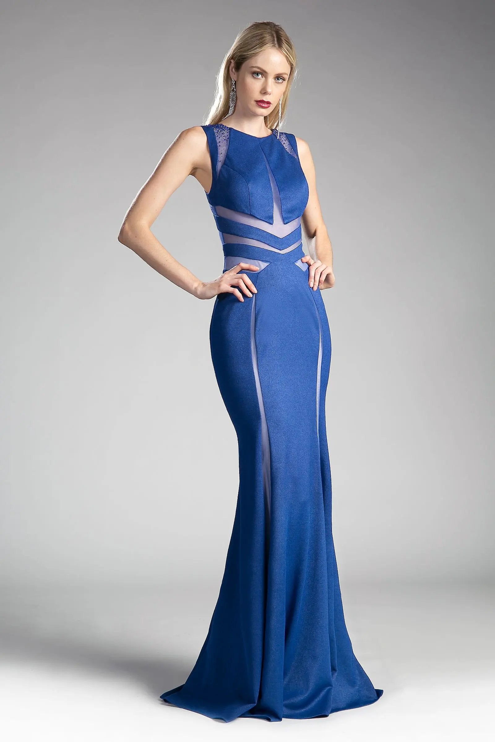 Metallic Knit Sheath Dress by Tux-USA