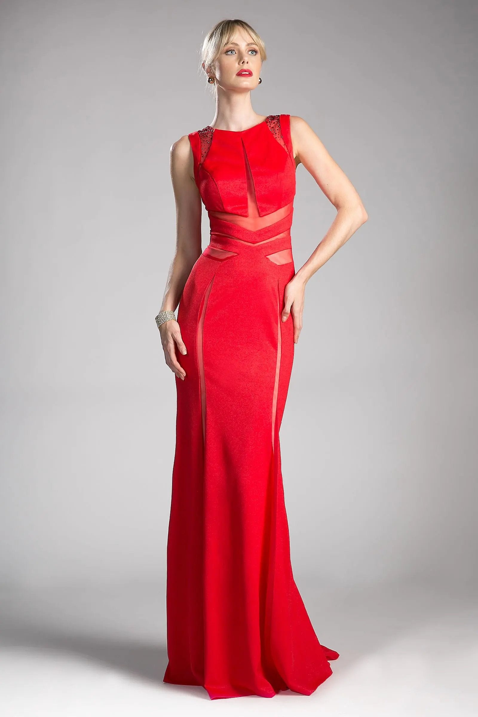 Metallic Knit Sheath Dress by Tux-USA