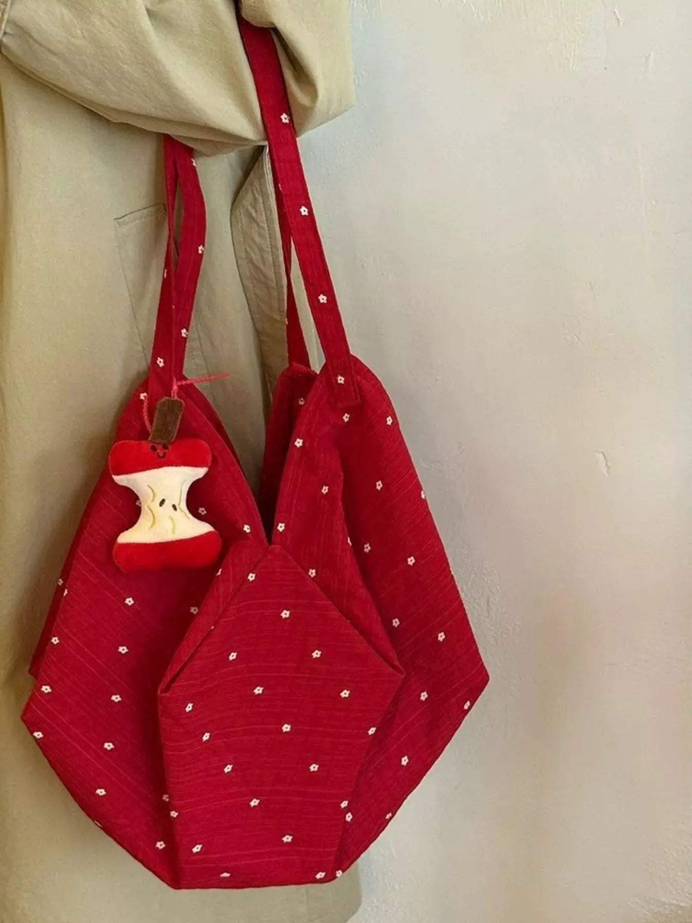 Polka Dot Handbag with Apple Charm by POL