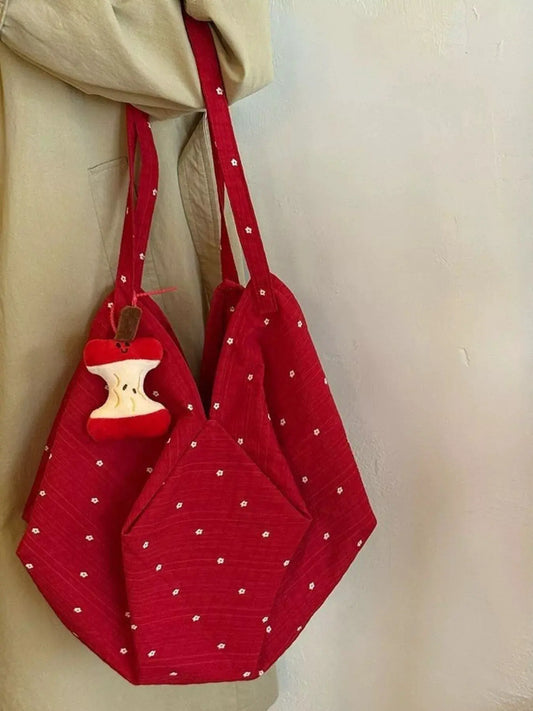 Polka Dot Handbag with Apple Charm by POL