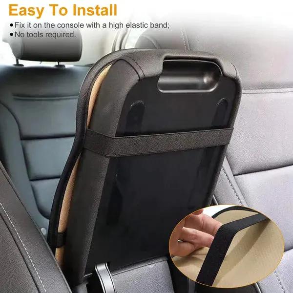 Car Armrest Pad Cover PU Leather Center Console Cushion Anti-Slip by Inland Leather