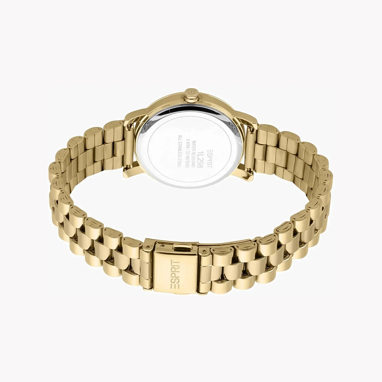 Esprit Women's Gold Stainless Steel Watch, Champagne Dial | ES1L298M0065 by ESPRIT