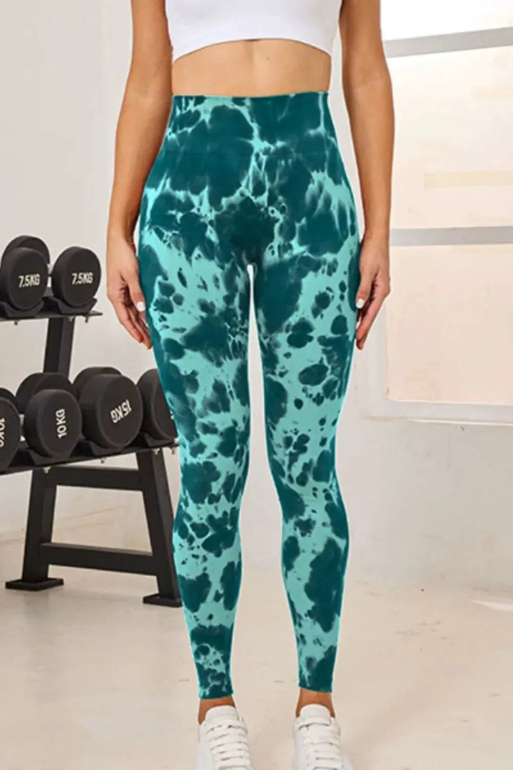 Tie-Dye High Waist Active Leggings by Partner Label