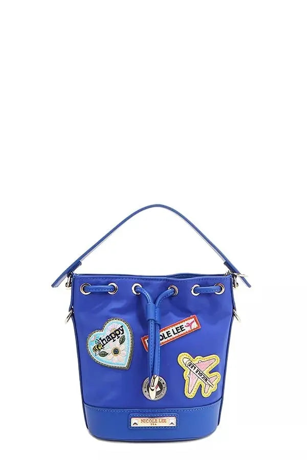 Nicole Lee USA Color Patch Bucket Bag by Nicole Lee USA