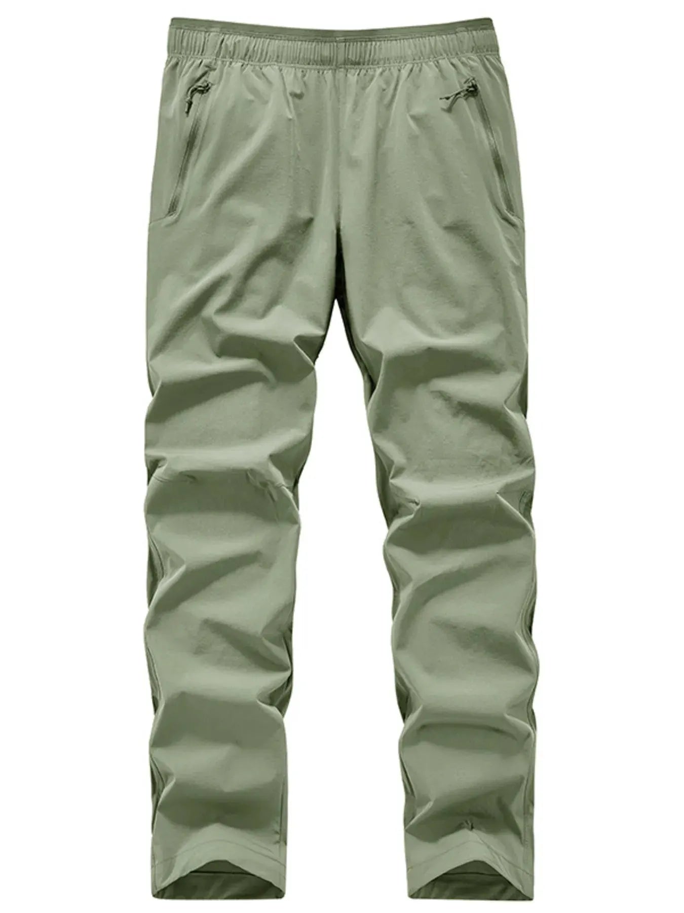 Men's Plus Size Lightweight Quick-Dry Outdoor Pants by Trendsi