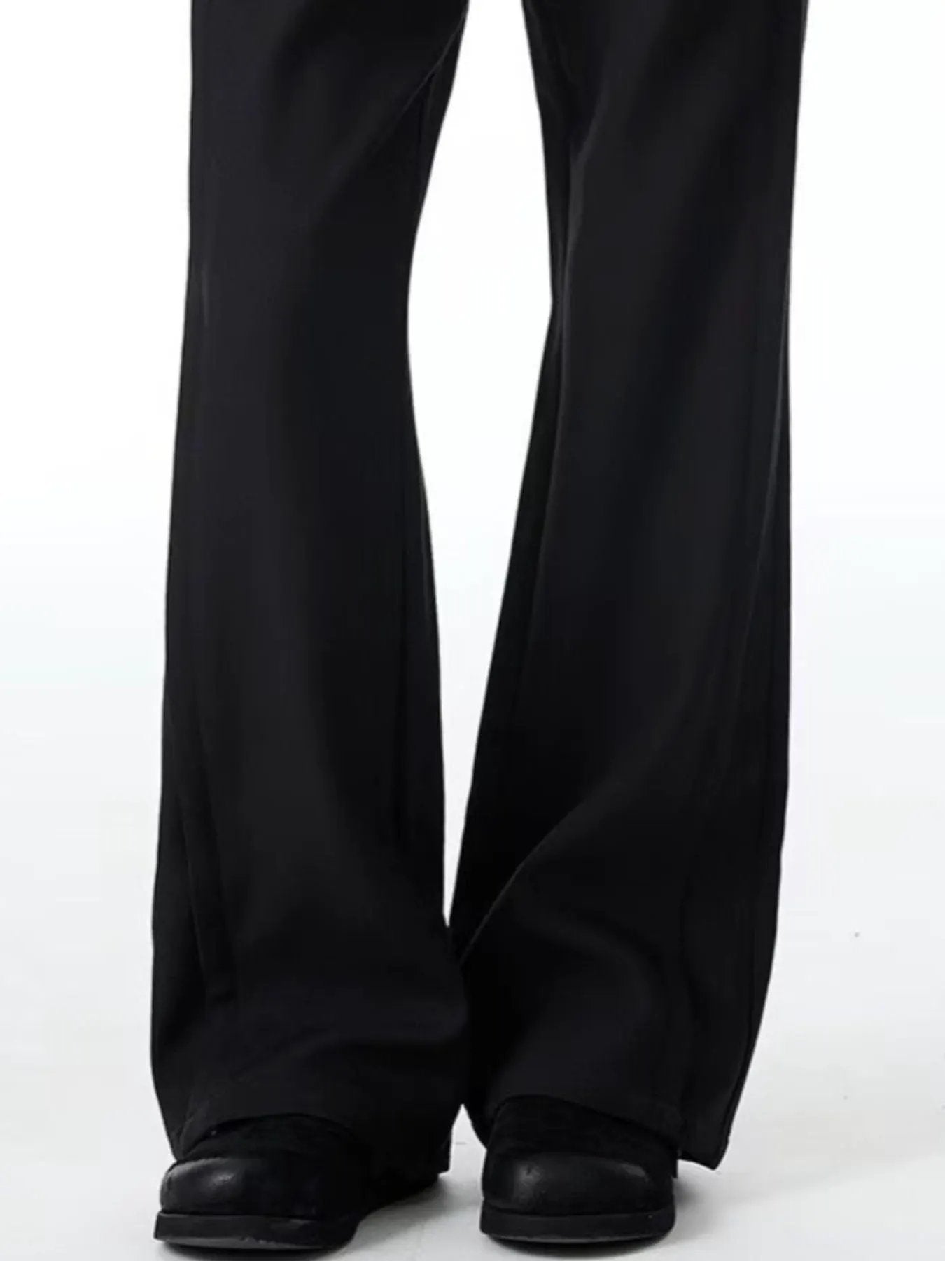 Men's Plus Size Wide Leg Pants with Patterned Pockets by Partner Label