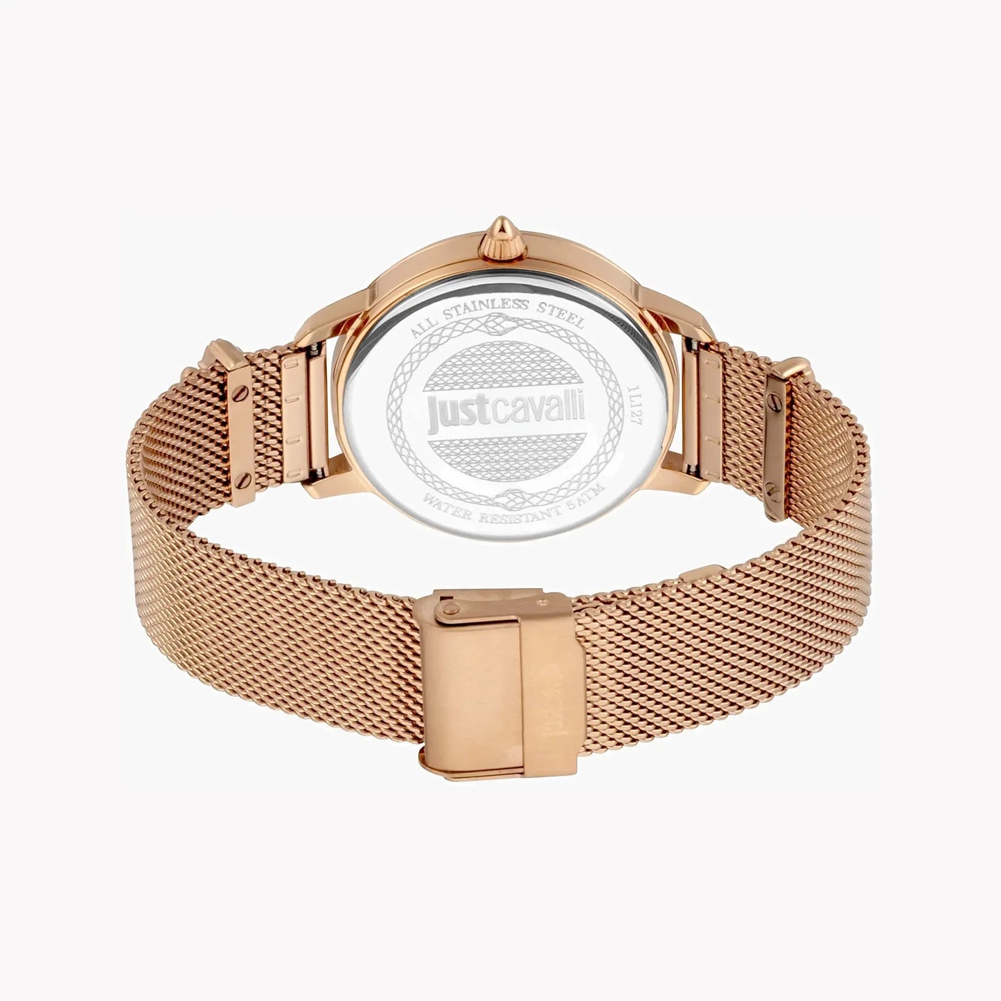 Just Cavalli Women's Rose Gold Watch, Silver Dial | Jc1l127m0065 by JUST CAVALLI