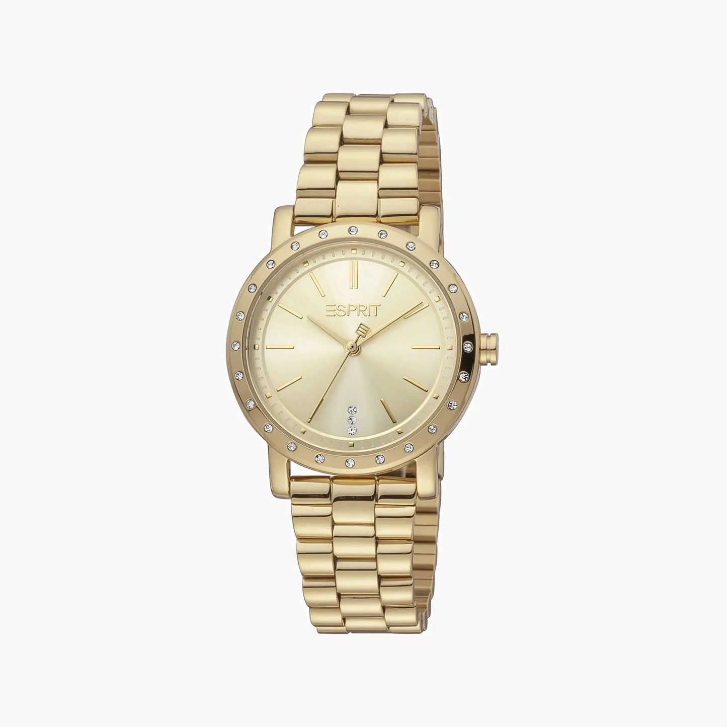 Esprit Women's Gold Stainless Steel Watch, Champagne Dial | ES1L298M0065 by ESPRIT