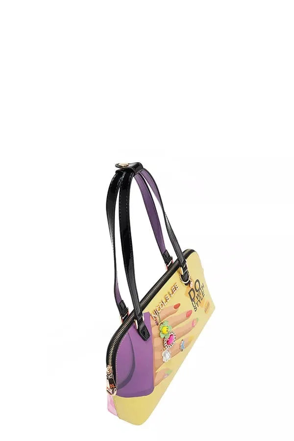 Nicole Lee USA Nail Polish Dome Shoulder Bag by Nicole Lee USA