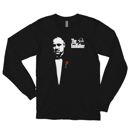 The Godfather 1972 Movie Don Corleone Long Sleeve Shirt by Art-O-Rama Shop