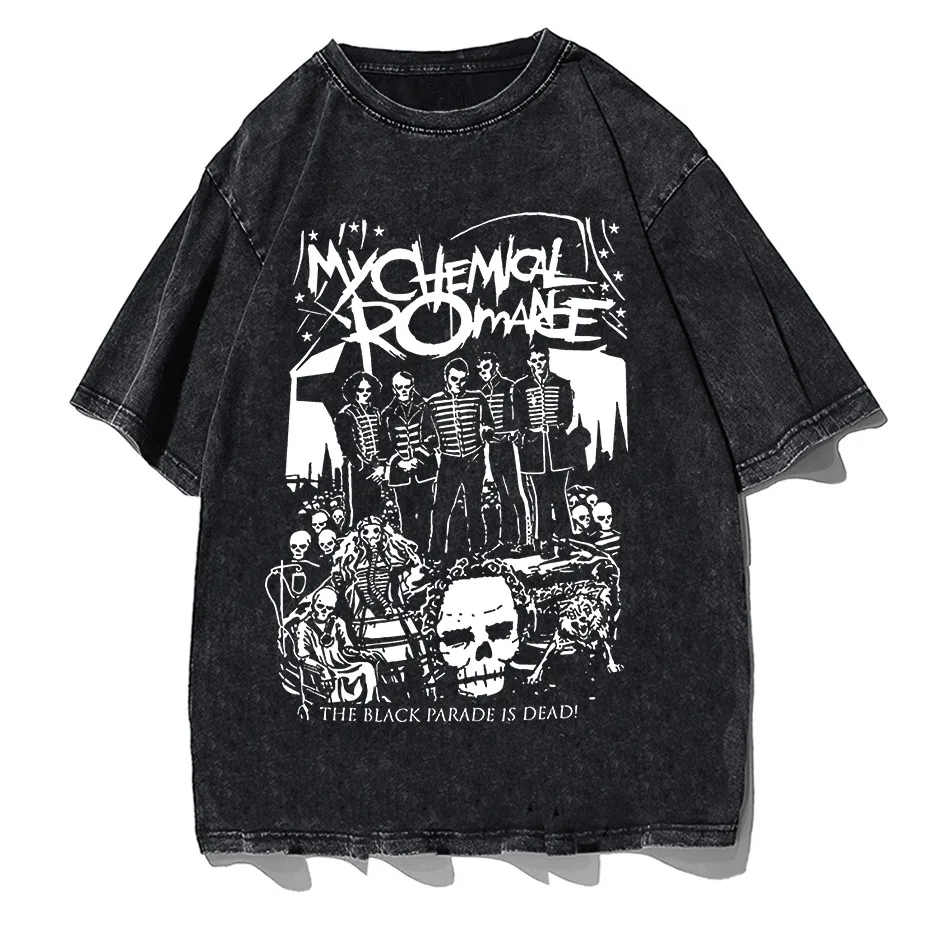 My Chemical Romance Black Parade Oversized T-Shirt Women Punk Emo Rock Tee-0