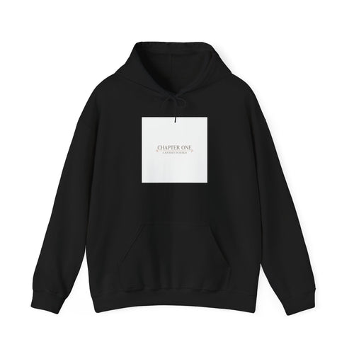 Chapter One serif hoodie | Literary aesthetic, quiet luxury typography