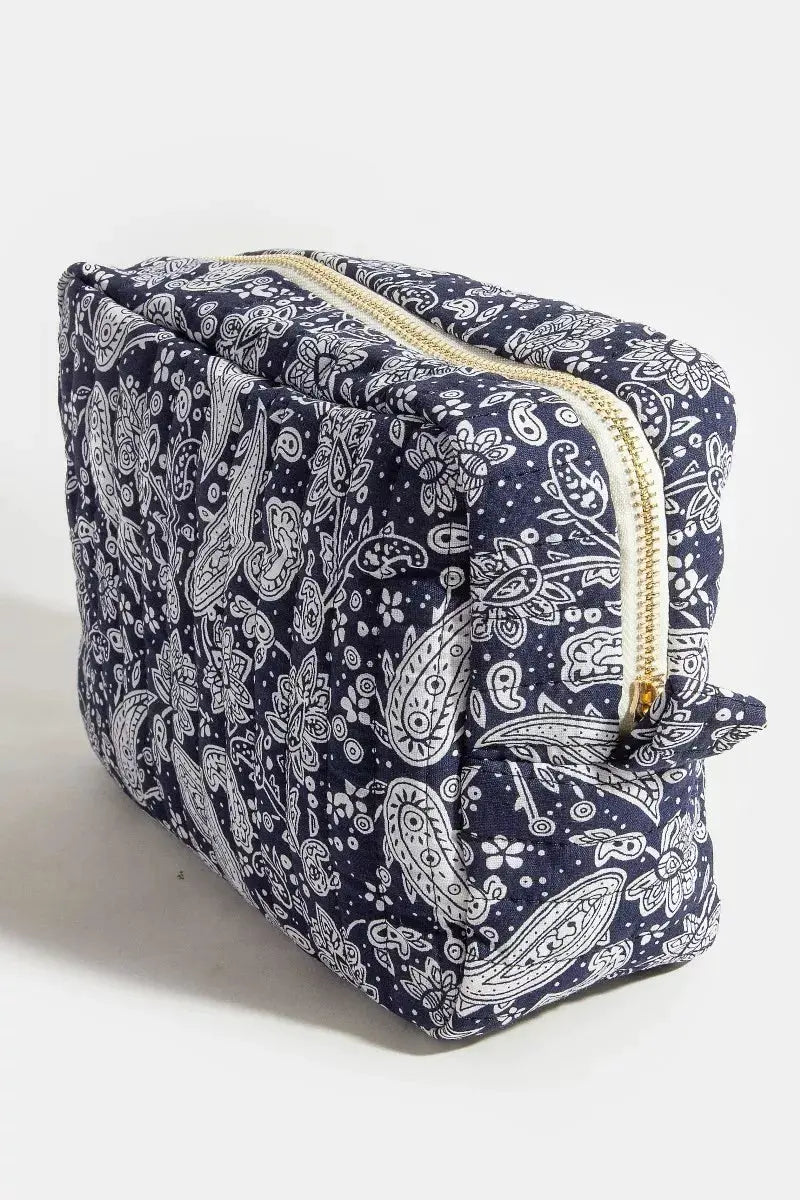Fame Paisley Pattern Cosmetic Bag by Partner Label