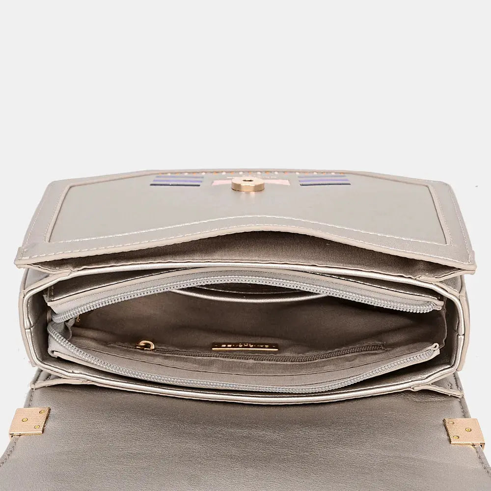 David Jones Geometric Print Crossbody Bag by David Jones
