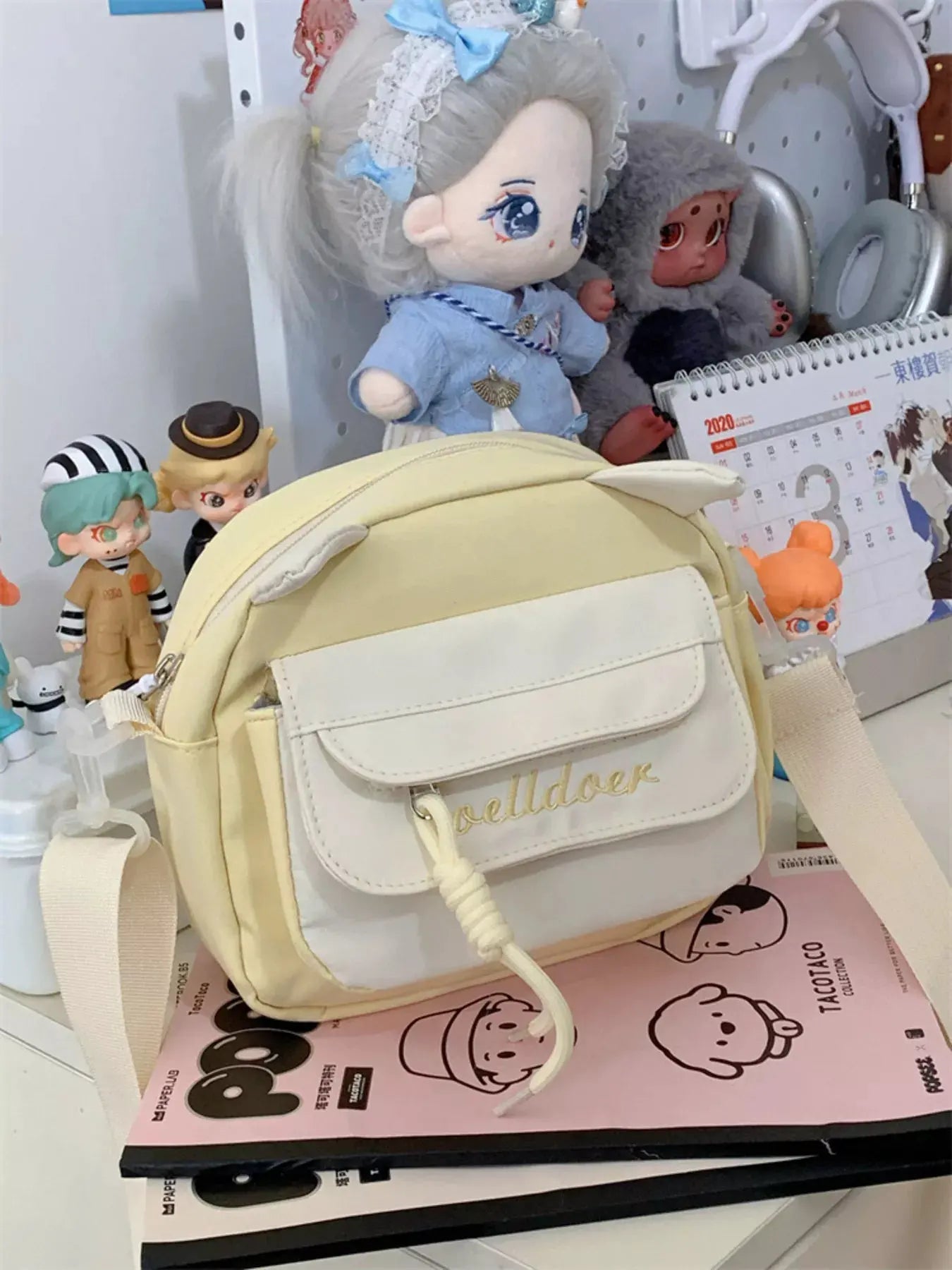 Adjustable Strap Crossbody Bag by Partner Label