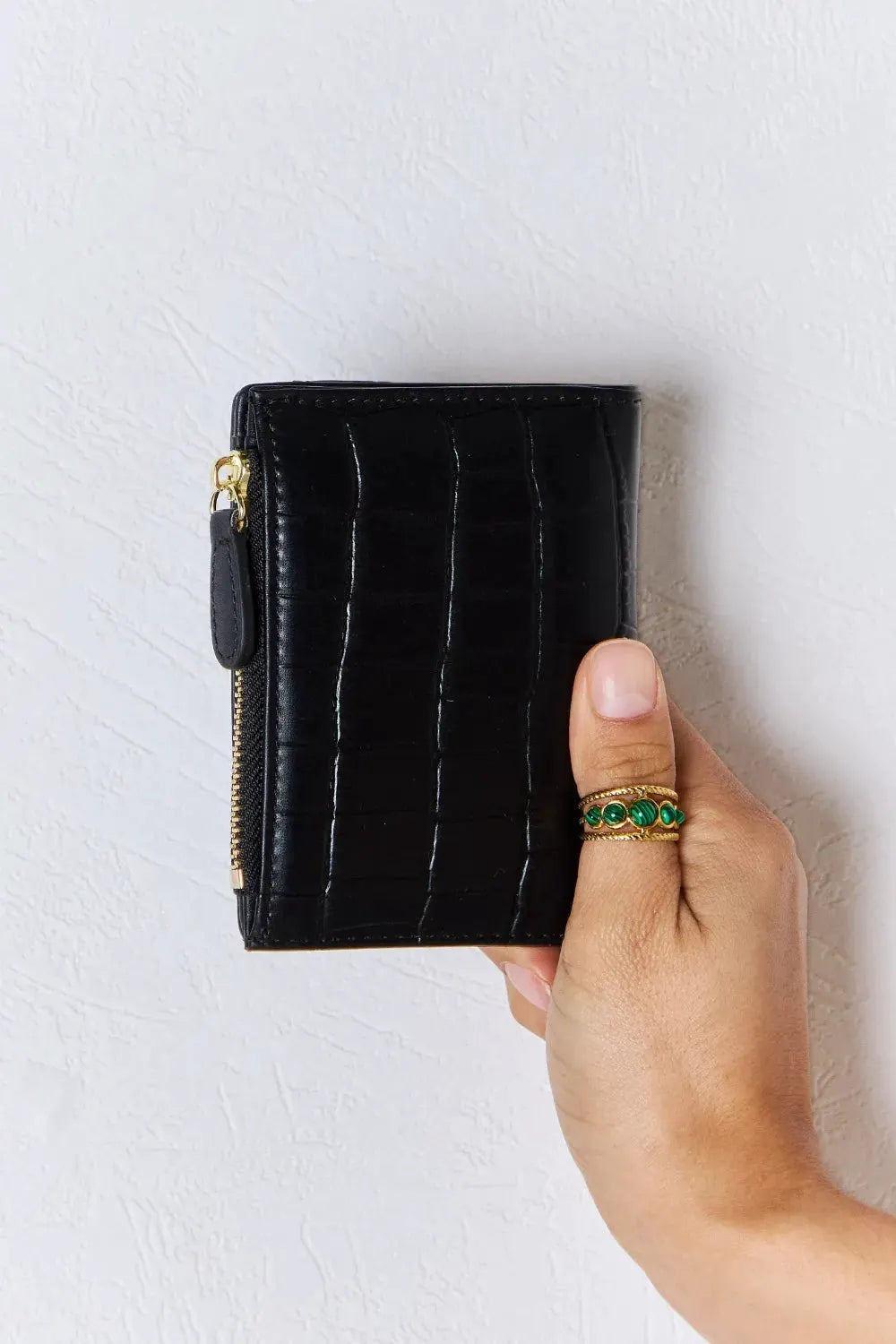David Jones Texture PU Leather Mini Wallet by Partner Label