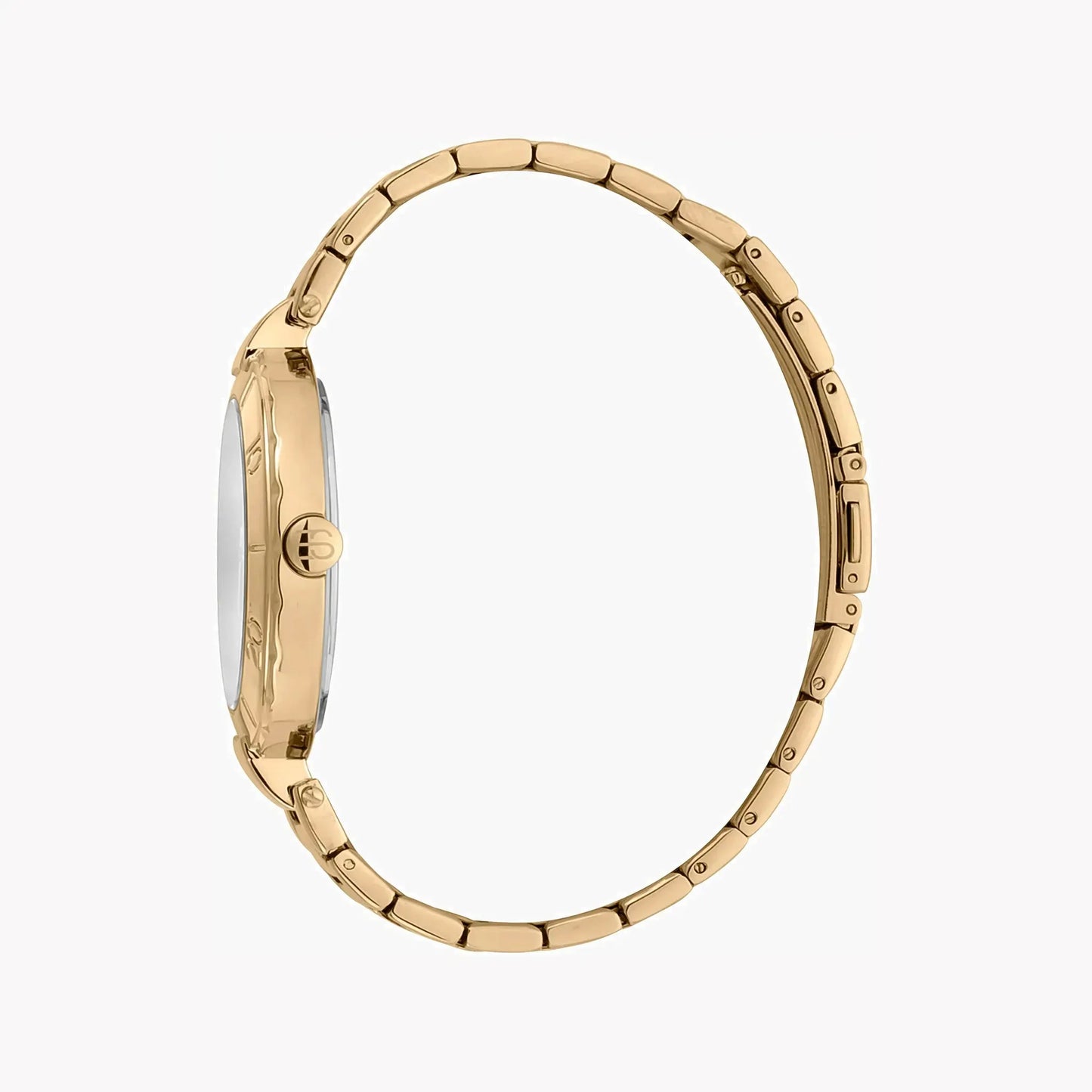 Esprit Women's Gold Stainless Steel Watch, Silver Dial | ES1L286M0065 by ESPRIT