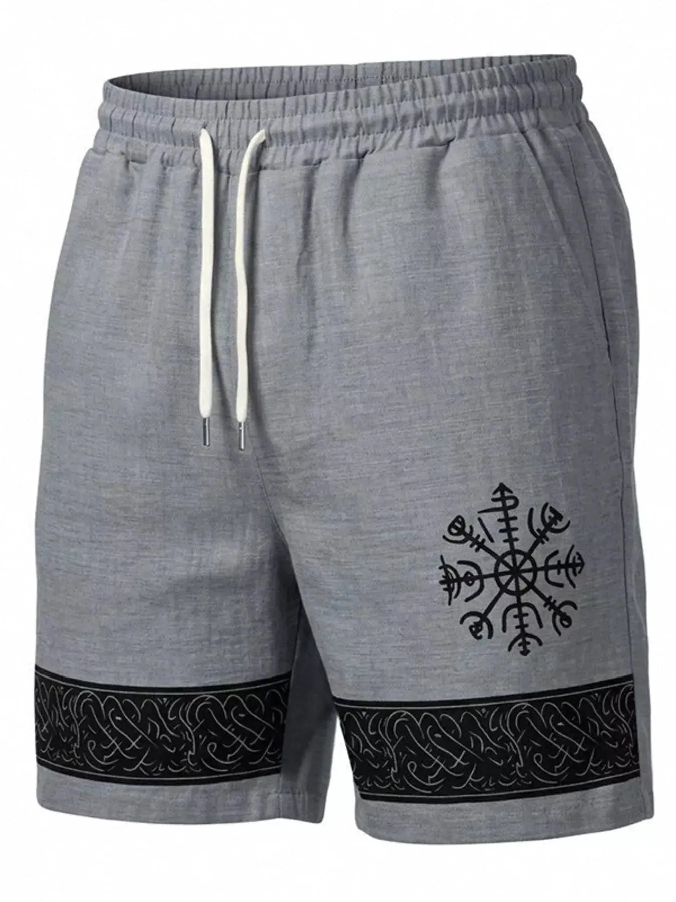 Men's Full Size Linen Blend Drawstring Shorts Plus Size by Partner Label