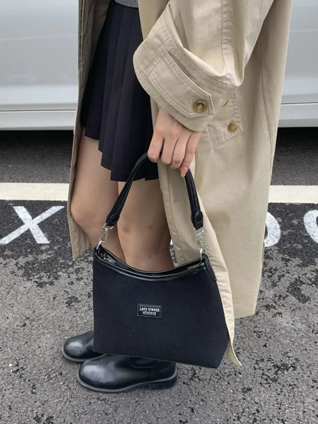 Adjustable Strap Crossbody Bag by Partner Label