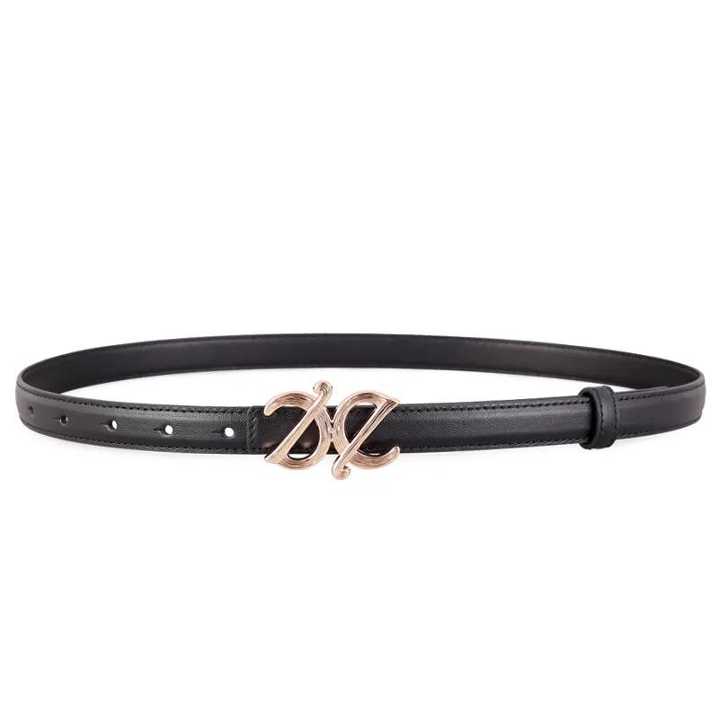 Buckle Leather Belt by Trendsi