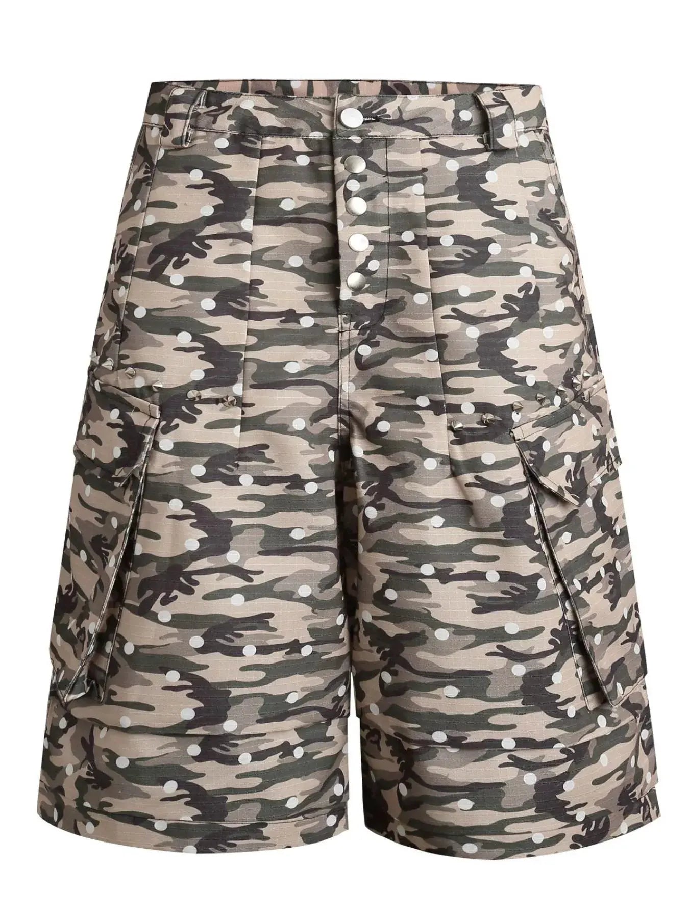 Men's Camouflage Cargo Capris by Trendsi