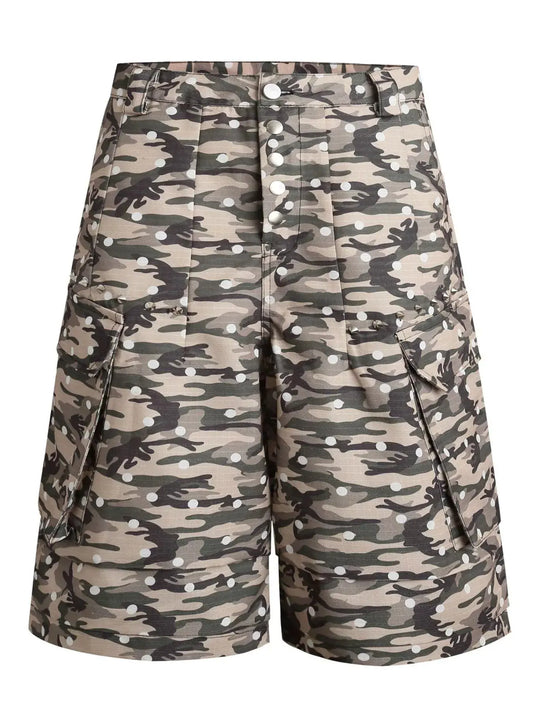 Men's Camouflage Cargo Capris by Trendsi