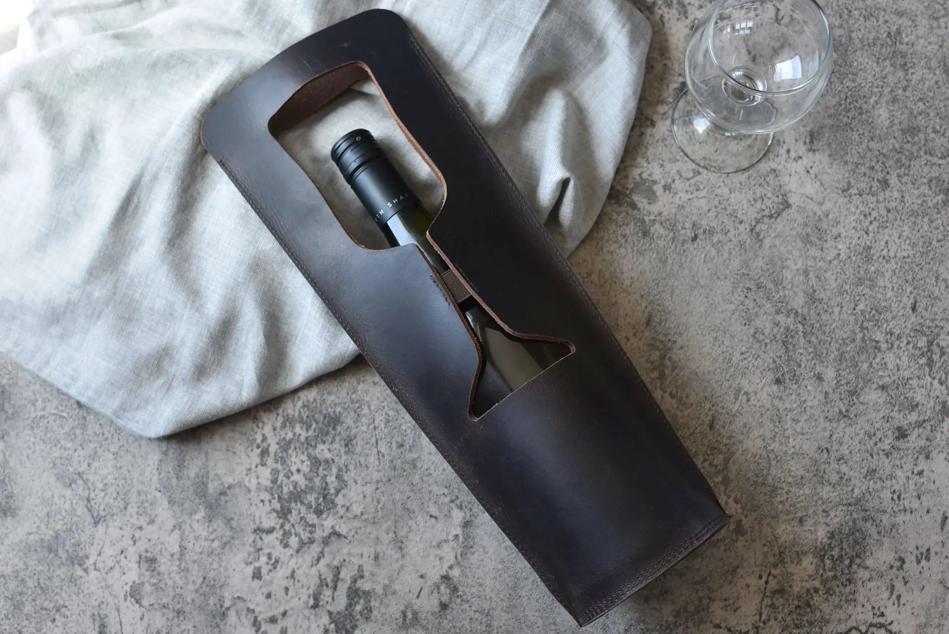 Wine Tote by Kiko Leather