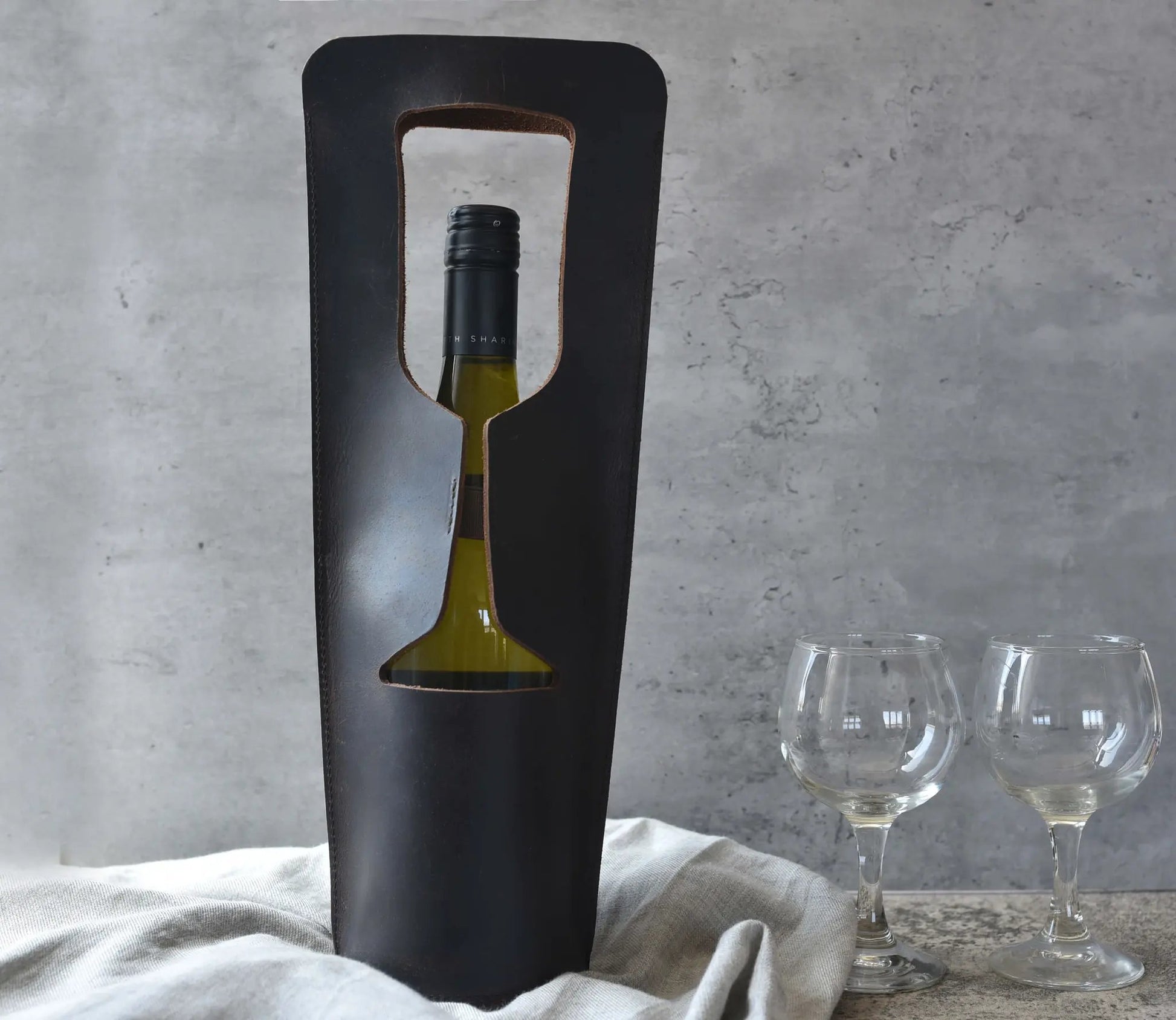 Wine Tote by Kiko Leather