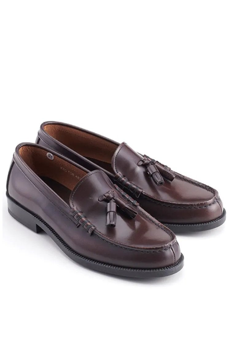 HARUTA Tassel Loafer-Men-907 D.BROWN by PRODUIT PARFAIT