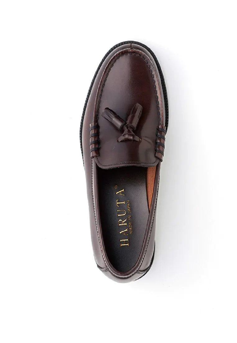 HARUTA Tassel Loafer-Men-907 D.BROWN by PRODUIT PARFAIT