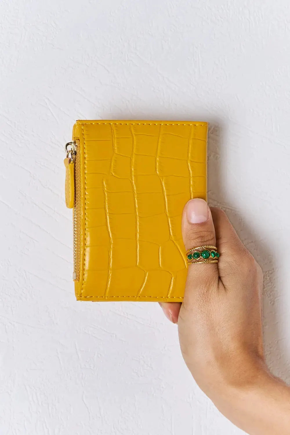 David Jones Texture PU Leather Mini Wallet by Partner Label