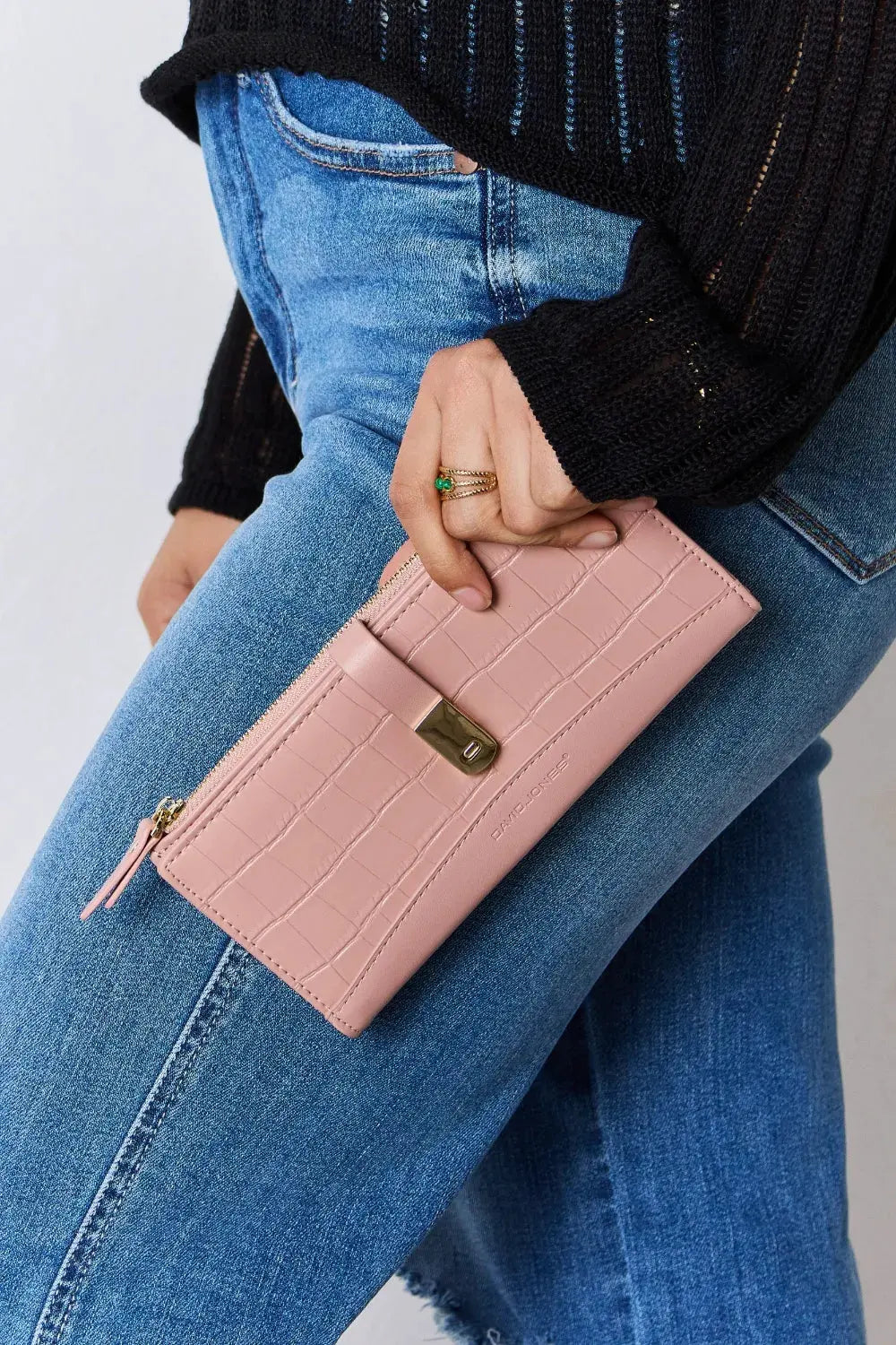 David Jones Texture PU Leather Wallet by Partner Label