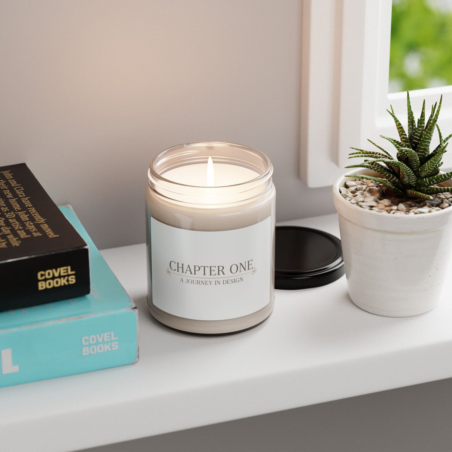 Chapter One serif candle | Scented Soy Candle, Literary Aesthetic, Quiet Luxury