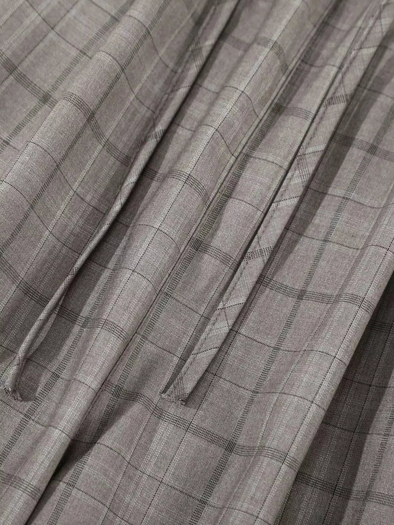 Men's Plaid Wide-Leg Pants by Trendsi