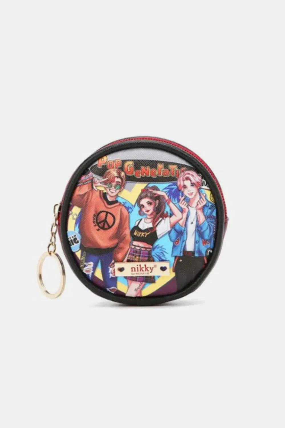 Nicole Lee USA Keychain Round Coin Purse by Nicole Lee USA