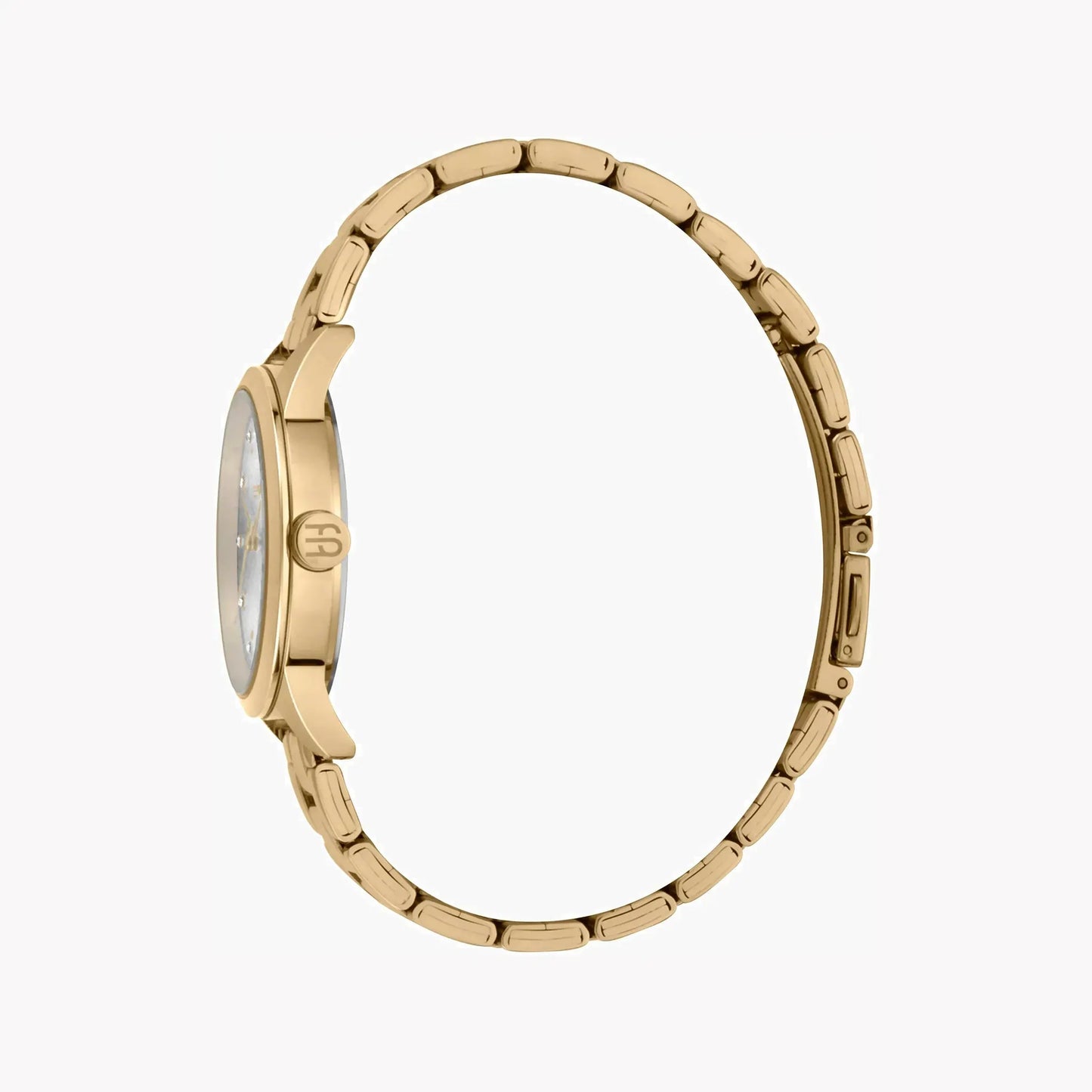 Esprit Women's Gold Stainless Steel Watch, Silver Dial | Es1l006m0035 by ESPRIT